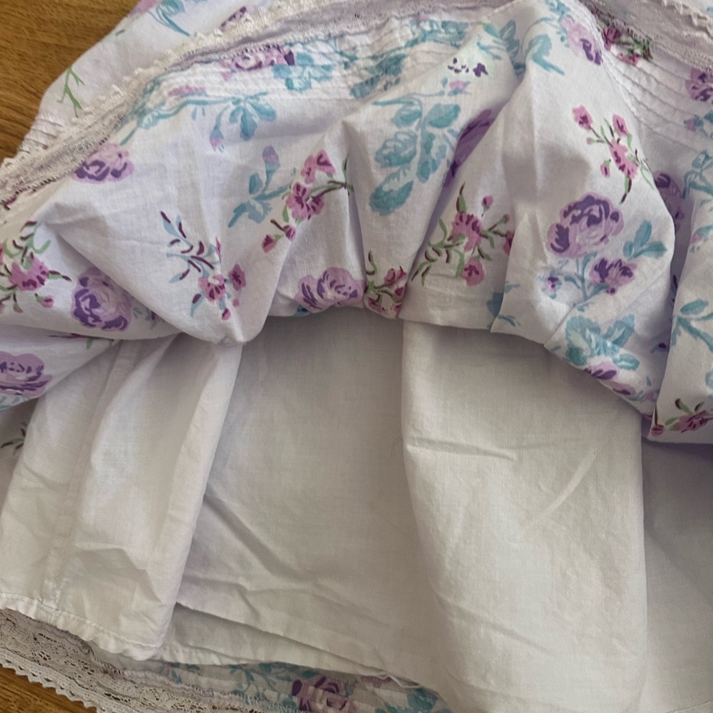 LoveShackFancy x Target Lou Ruffle Mini Dress Purple S - Picture 9 of 14